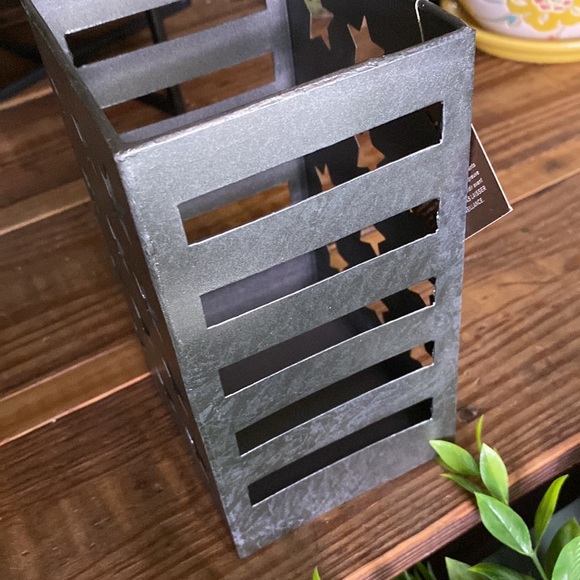 Pottery Barn Galvanized Outdoor Stars and Stripes Luminary - Picture 12 of 16